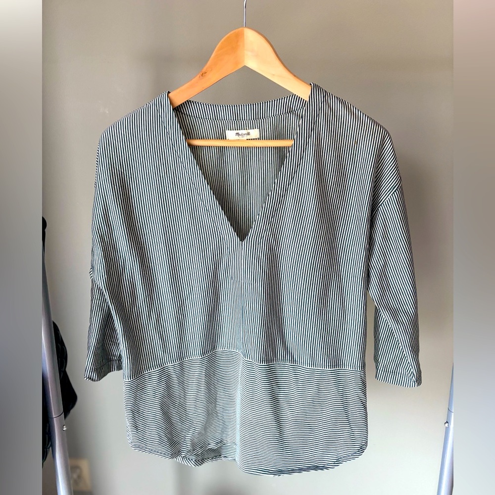 Madewell 3/4 Sleeves Blouse -EUC